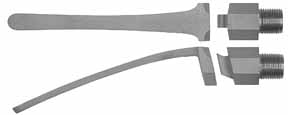 Flint Hawken 15/16" slant faced breech & tang,
5/8-18 thread,
by L&R